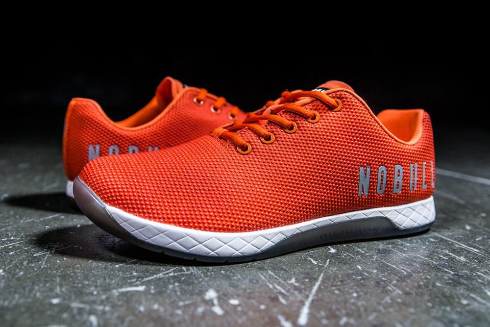 NOBULL Men's Training Shoes - Bright Orange - Ireland (4763JIAFO)